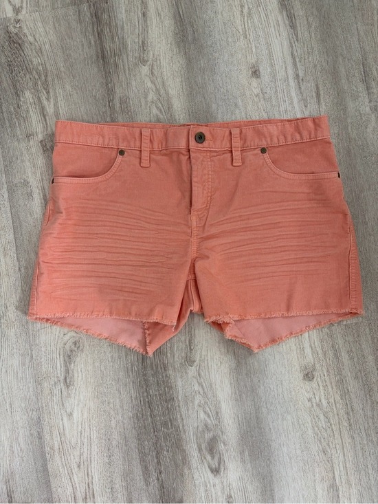 Carve Designs Pants - Carve Designs creamsicle orange/Coral Frayed Hem corduroy Shorts size 10
